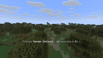 Change Render Distance with hotkey