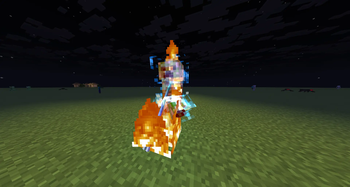 Creeper being charged by channeling III or IV in clear weather