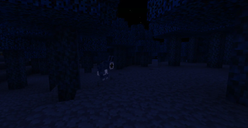 The blue forests