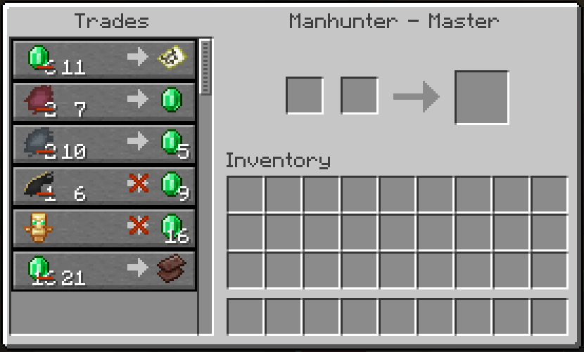 The Manhunter's Trades