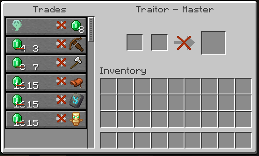 The Traitor's Trades
