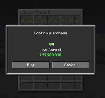 Image of the confirm purchase menu