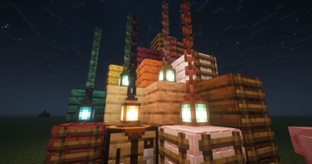 The 3D textures in the test version