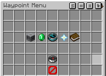 Waypoint Menu