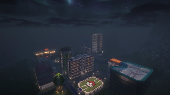 Ciudad Altaria de noche