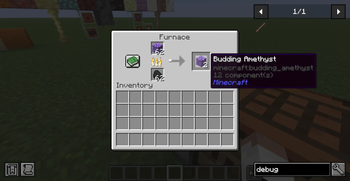 Budding Amethyst Recipe
