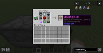 Command Block Recipe