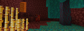 Image showing the newly added Lava Cane and Nether Cow