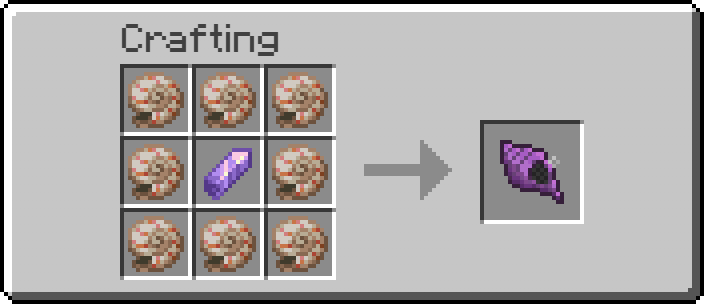 Magic Conch Shell Crafting Recipe
