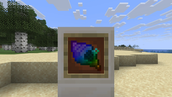 The Magic Conch Shell with pride textures (can be disabled in th