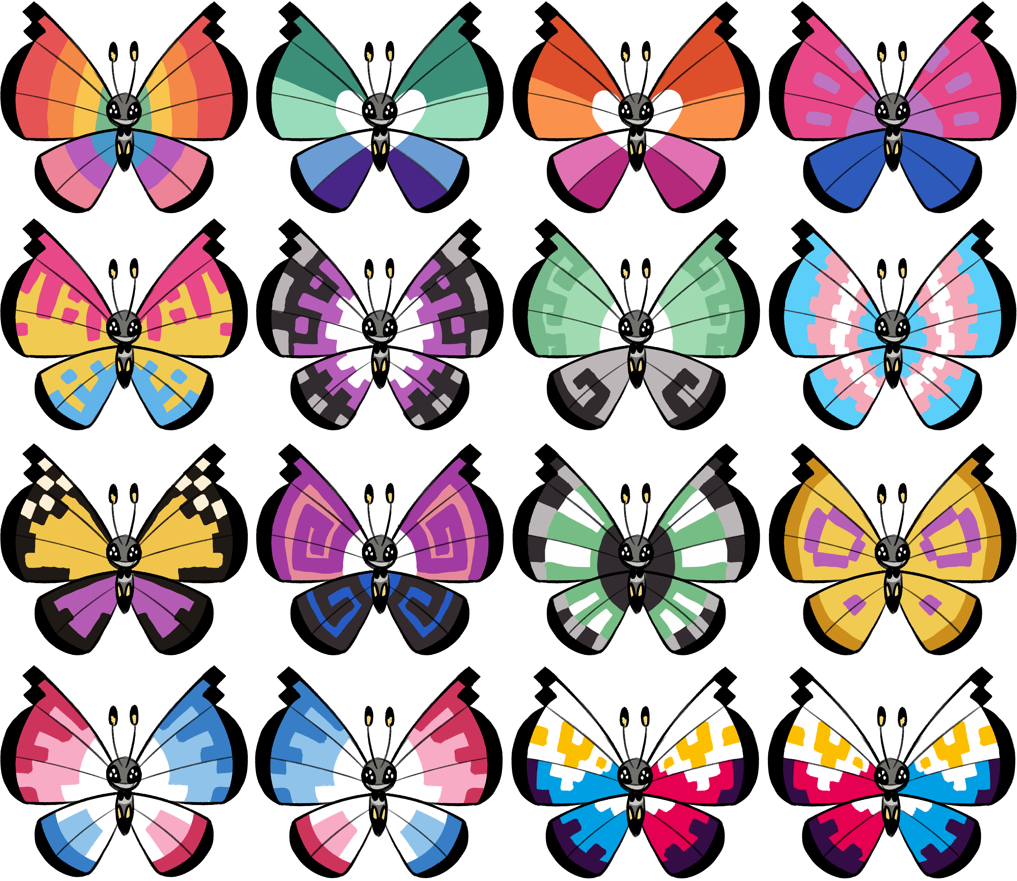 Vivillon Art