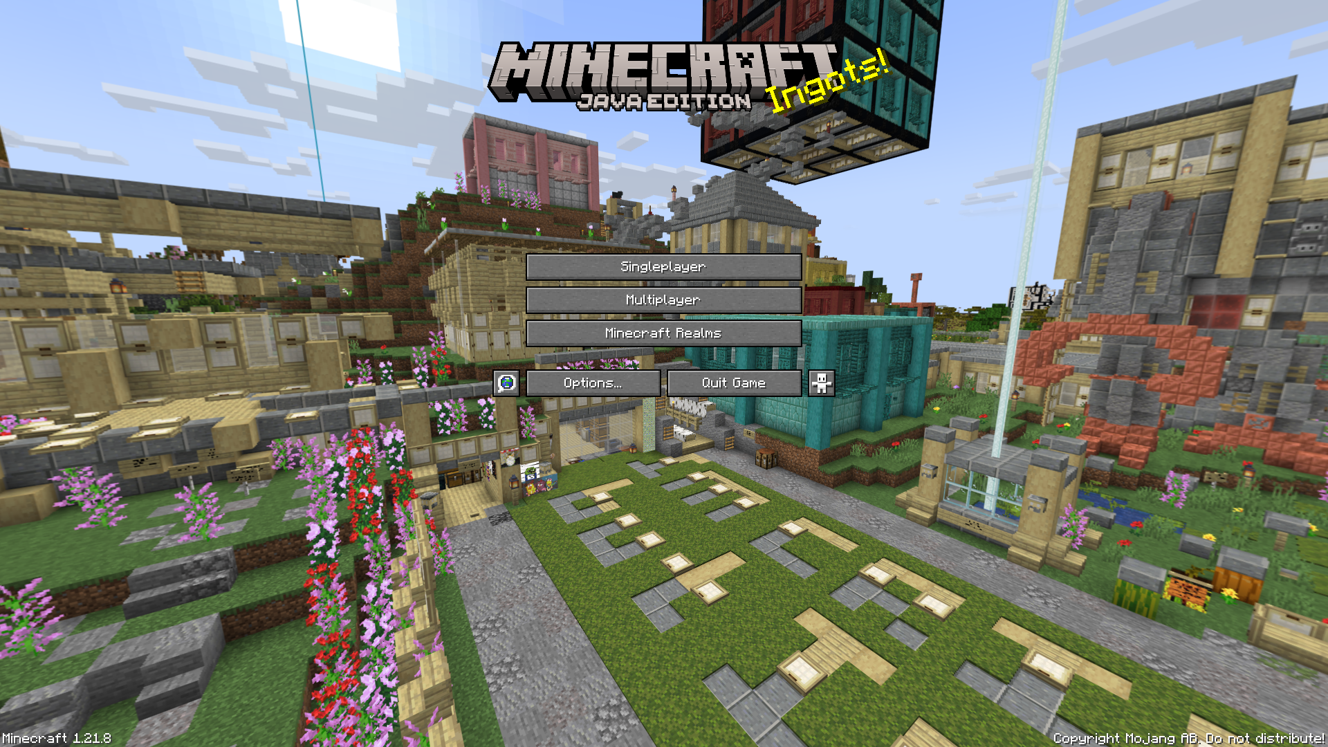 Панорама с ресурс паком/Panorama with resource pack