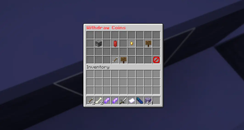 Withdrawl Menu