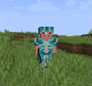 A pigman with decorated armor (1.20+ only)