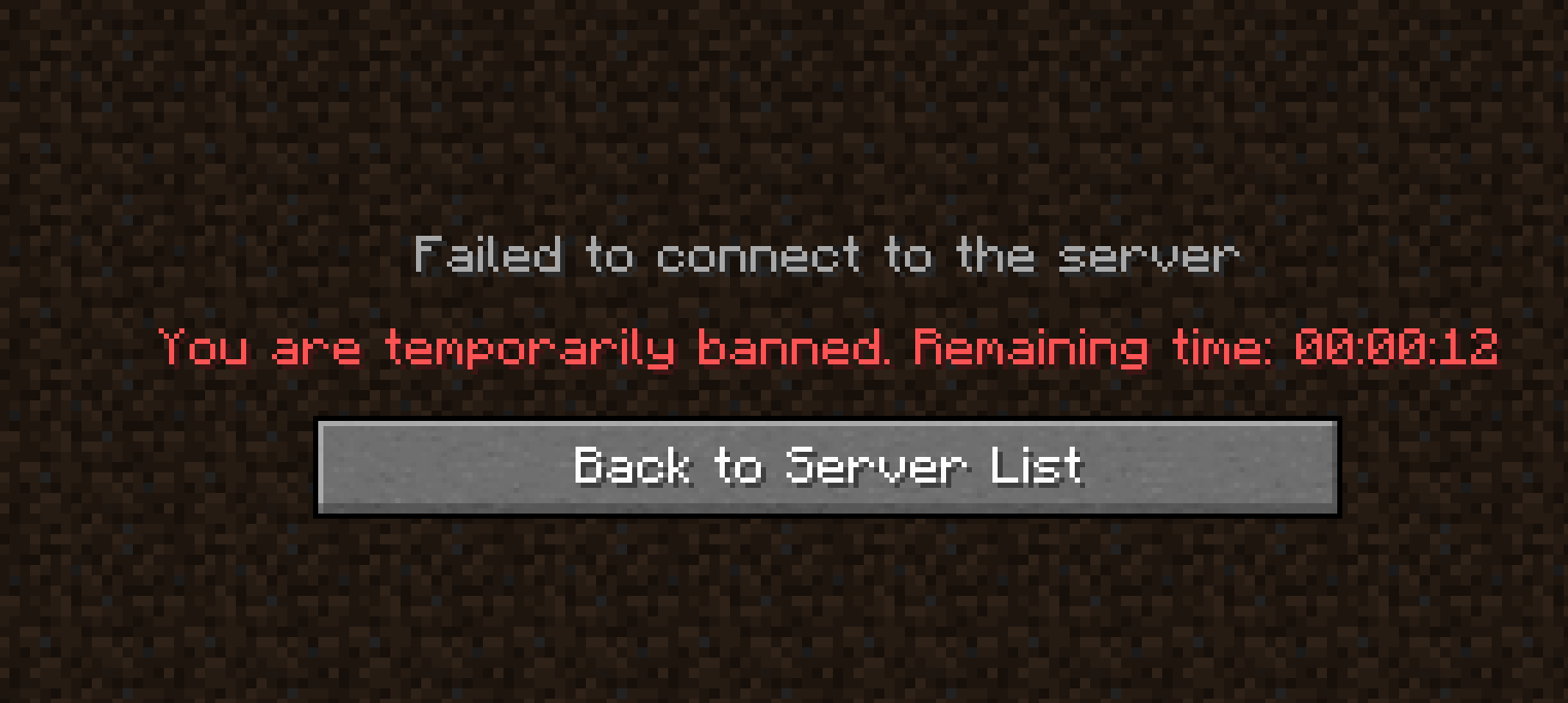 Temp ban