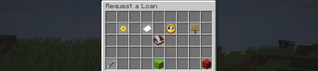 Request a Loan Menu