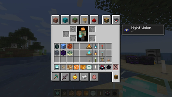 Light-emitting blocks appear too bright in inventory