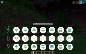 Visual Sample of an Instrument Played at Night