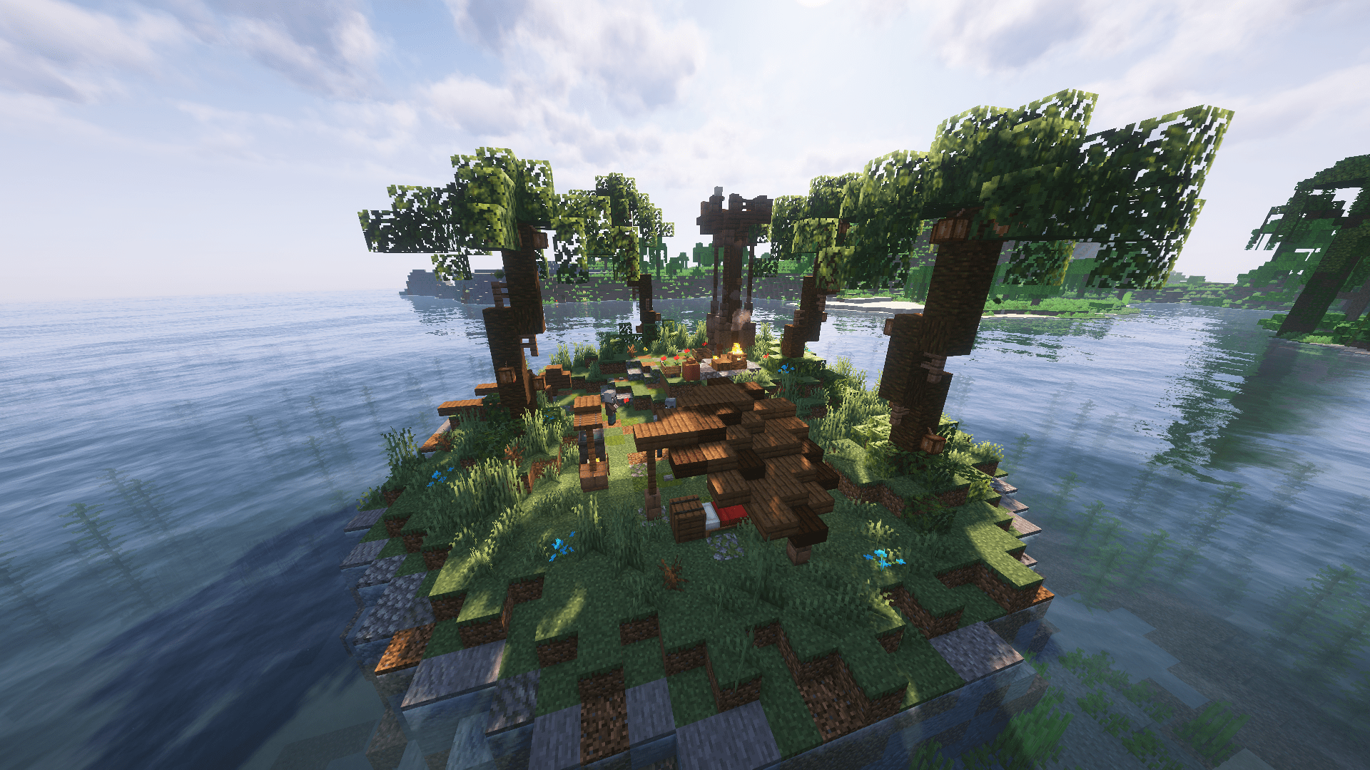 Display "Warm Island - Tower" variant 2