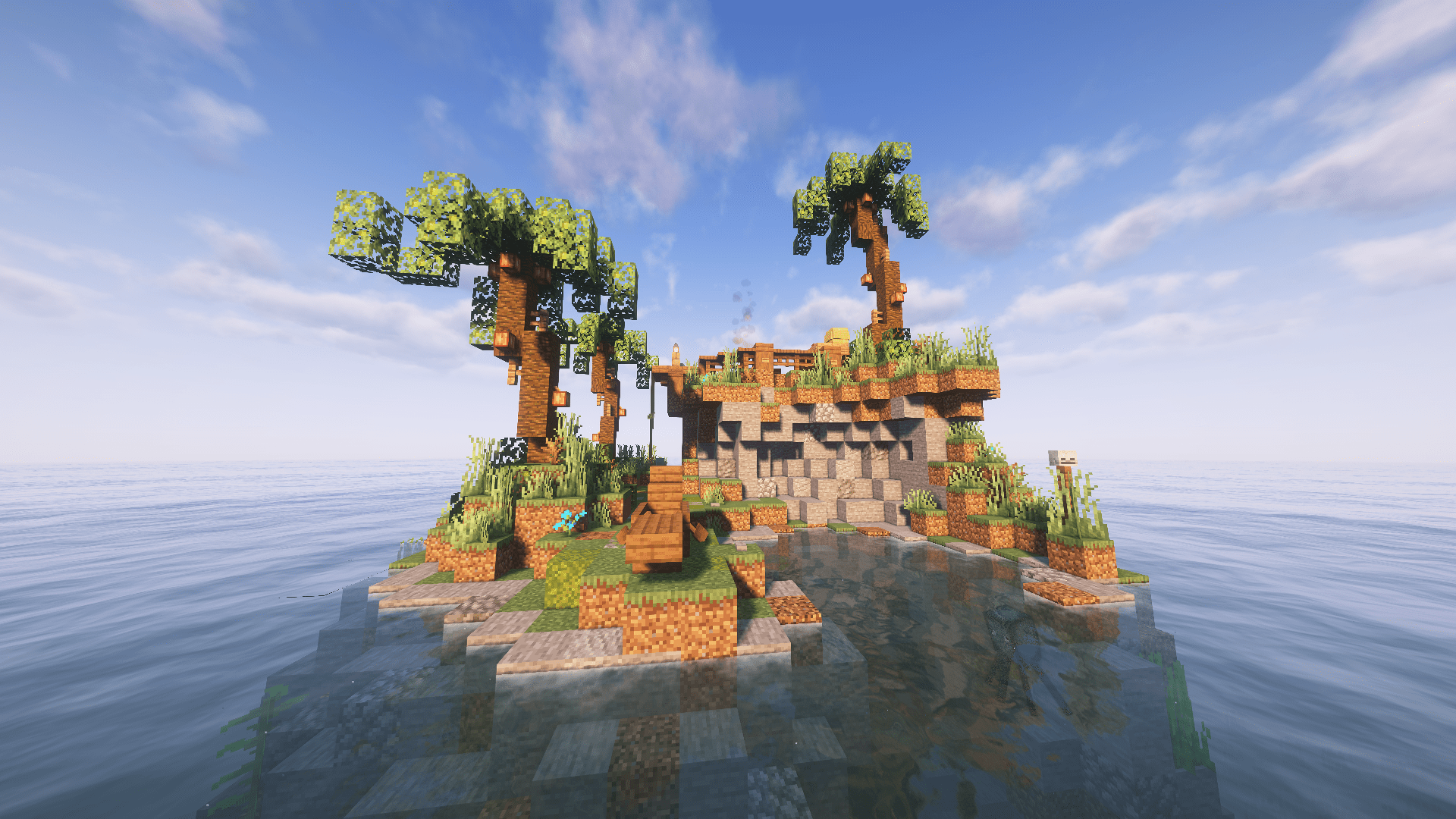 Display "Warm Island - Hill" variant 2