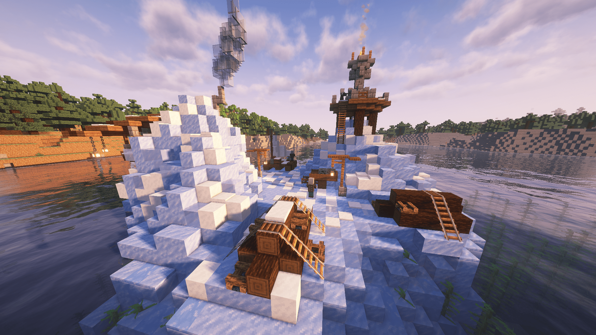 Display "Cold Island - Glacier" variant 1
