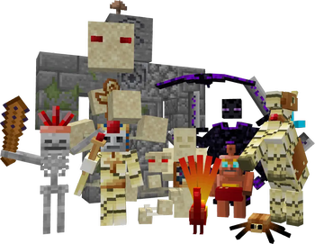 Most of the Mobs in the Mod