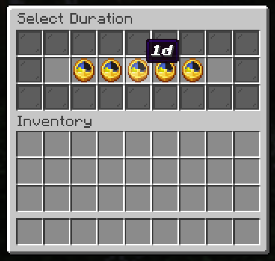 Duration GUI