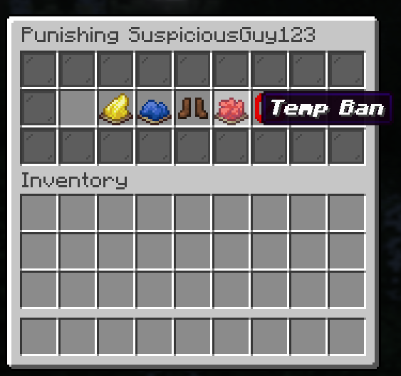 Punishment GUI