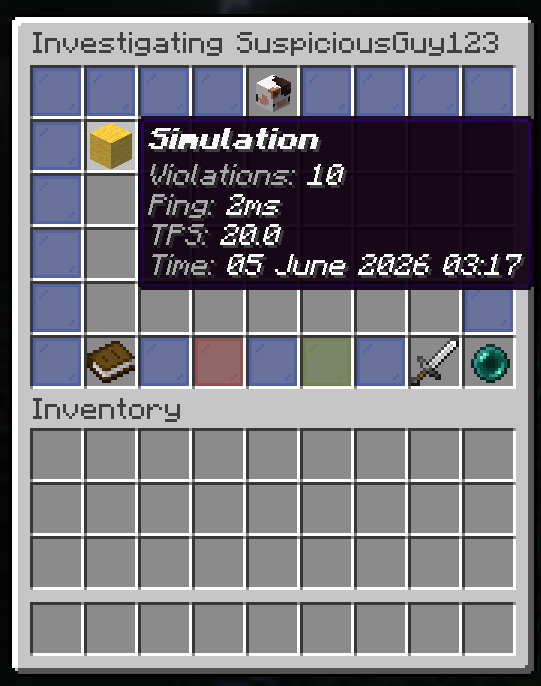Investigate GUI