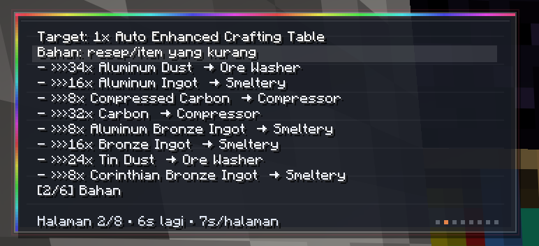 Recursive Material Planning