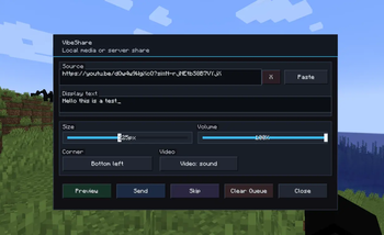 VibeShare screen