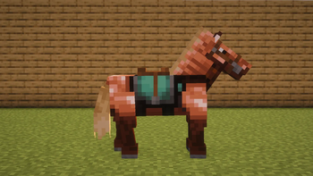Copper Horse Armor Side