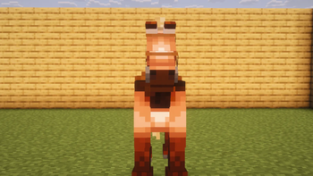 Copper Horse Armor Front