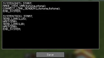 Flashing lamp code