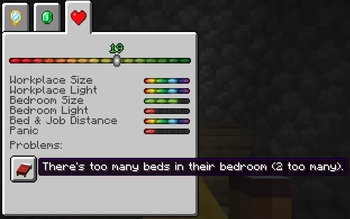 Comforts Tab