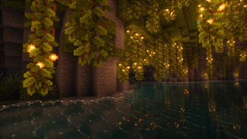 lush cave