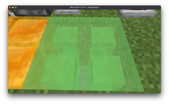 Slime and honey with my texturepack