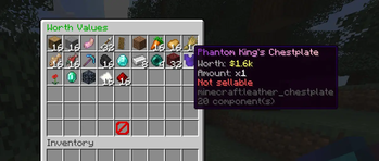 Custom Item Worth
