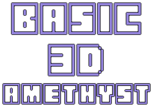 Basic 3D Amethyst