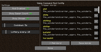 Config Screen