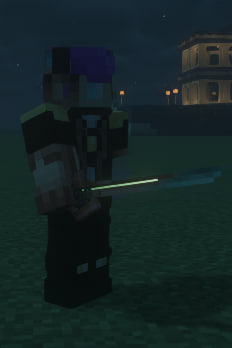 Copper katana with shaders 