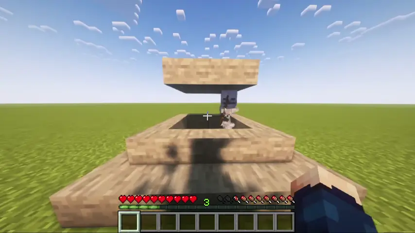 Быстрый скелет в моде Cursed Craft