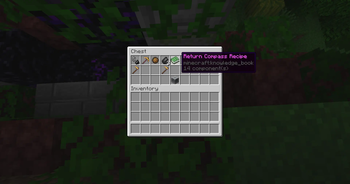 Return Compass Recipe found at a Ruined Portal