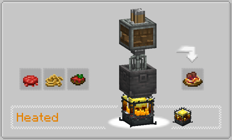 A cooking to mixing example