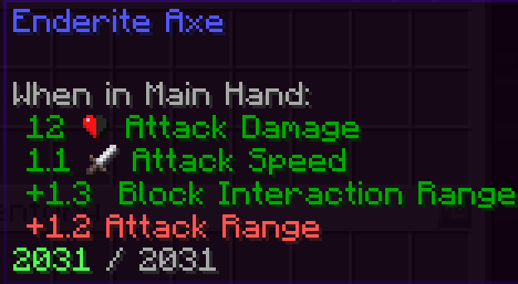 Axe Stats