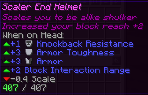 Helmet Stats