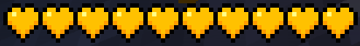 Custom Yellow Hearts
