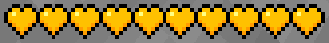 Custom Yellow Hearts