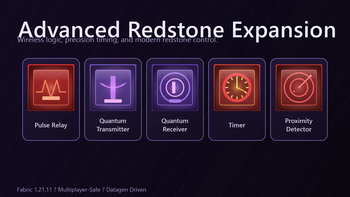 redstone blocks added