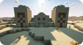 Desert Temple With Connected Textures